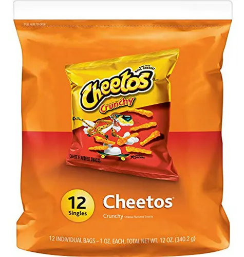 12 Unidades De Cheetos Crunchy Sabor Queso