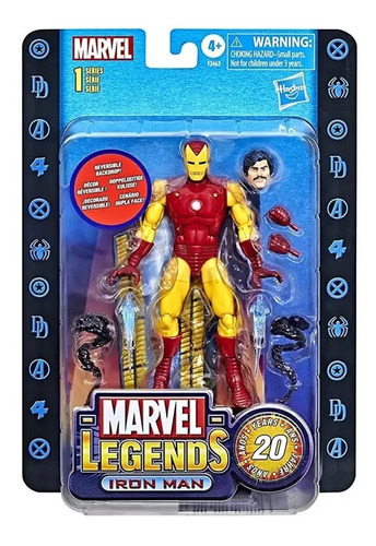 Marvel Legends 20th Anv Iron Man Yellow Omega 3