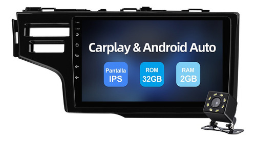 Estéreo 2+32g Carplay Para Honda Fit 2015-2019 Gps Wifi Ips