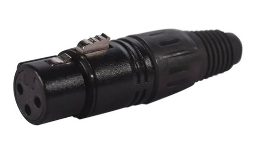 Conector Xlr Proel Hembra Negro Xlr3fvbk