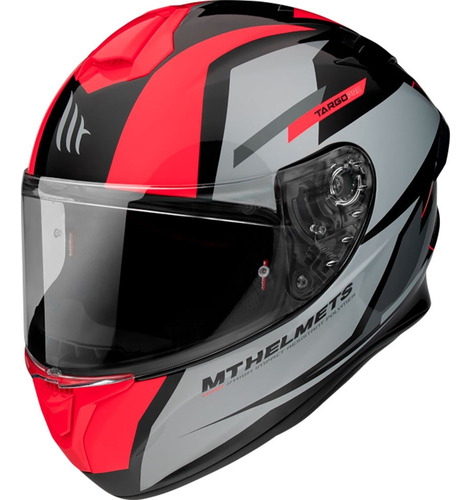 Casco Moto Mt Targo Pro Certificado Ece2205 Con Alerón