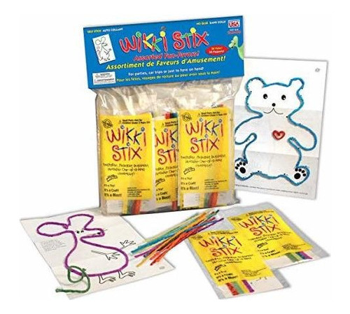 Wikkistix Variados Favores Divertidos (hojas De Juego Biling