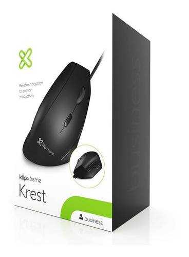 Imagen 8 de 10 de Mouse Vertical Klip Xtreme Krest 6 Bot Ergonómico Usb