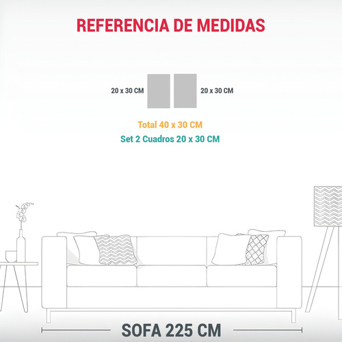 40x20cm Cuadro Digital De Ciudad En 3d Con Píxeles Flores