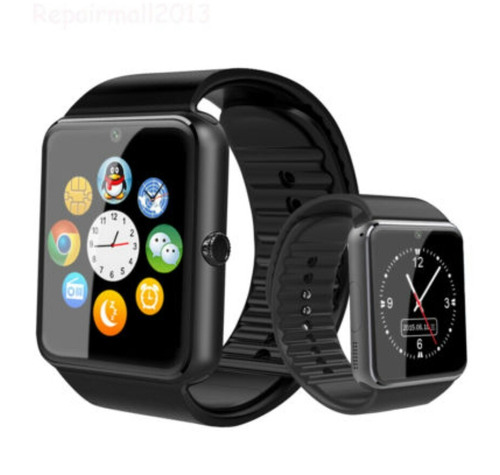 Smartwatch Gt08, Sim, Sd, Color Negro, Mercado Envios