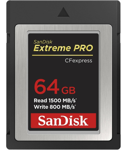 Sandisk Cfexpress Tipo B 64gb 1500mb/s Extreme Pro Raw 4k