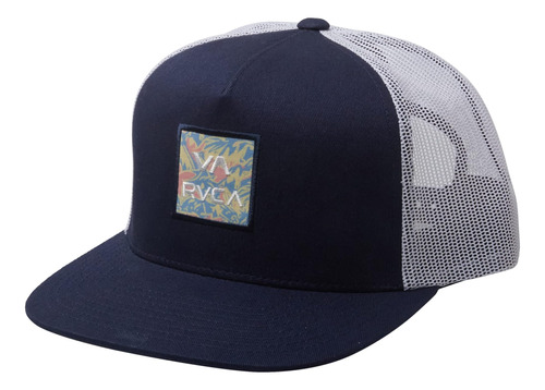 Gorra De Baseball Rvca/estampado Navy