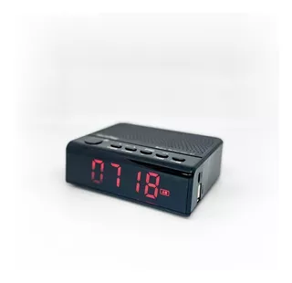 Radio Reloj Fm Despertador Bluetooth Usb Recargable Original