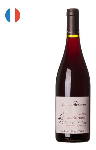 Vinho Côtes Du Rhône Le Pas De La Beaume Tinto França 750ml