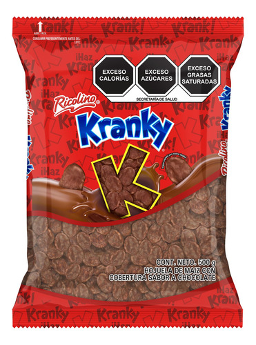 Kranky Hojuela De Maíz Con Cobertura Sabor A Chocolate.