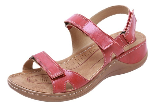 Sandalias Mujer Casual Velcro Talla Grande