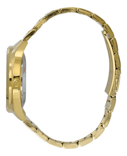 Relógio Orient Masculino Automático Dourado Azul Nh3gg006