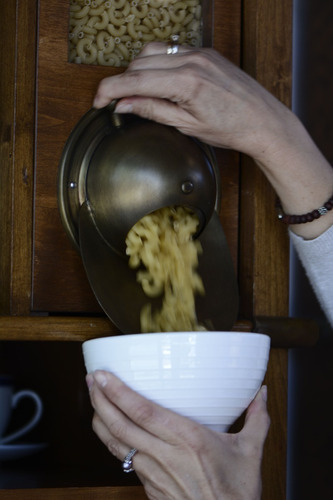 Alacena Pastas Con Herrajes Roble
