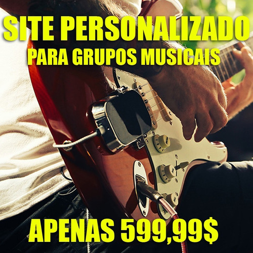 Site Personalizado Para Grupos Musicais