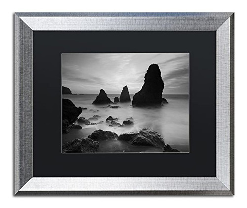 Marca Fine Art Playa De Rodeo I Blanco Y Negro Por Moises Le