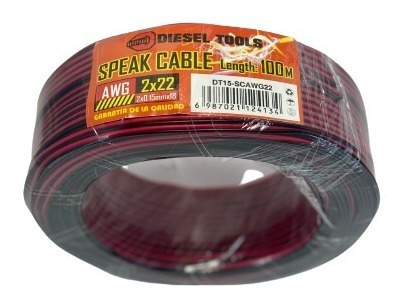 Cable Para Cornetas Bocina Audio #22 Rollo 100mts Tienda *