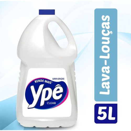 Detergente Líquido Biodegradável Ypê Clear 5 Litros