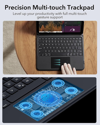Funda Con Teclado Con Soporte Esr iPad Air 11 (m2) Ingles