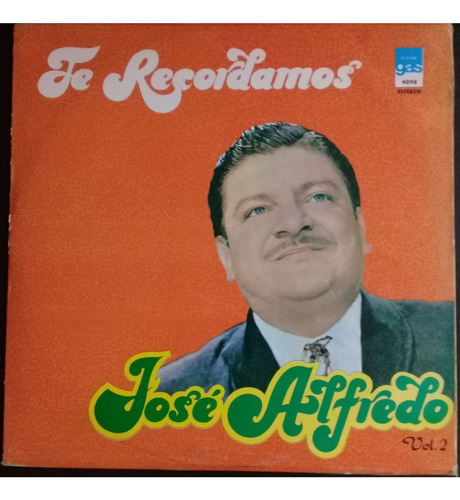 Te Recordamos Jose Alfredo Vol. 2 Varios Artistas Vinil Lp (Usado)