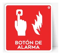 Comprar Señalamiento Boton De Alarma Contra Incend Señaleticas 20x20