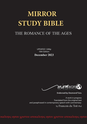 Libro Mirror Study Bible-inglés