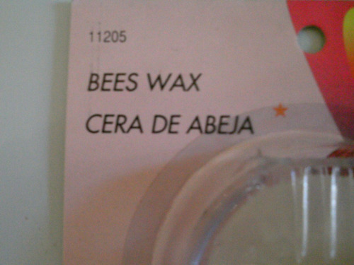 Cera De Abejas  Refinada 10 Gr  