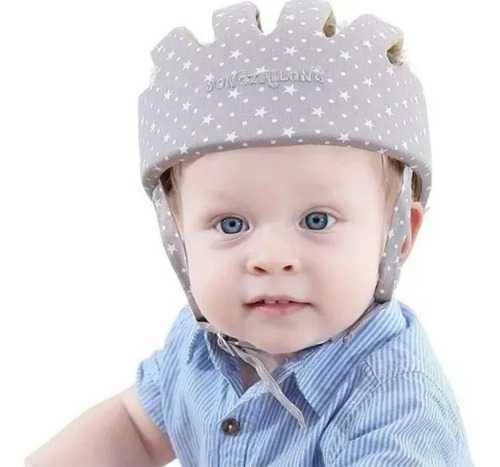 Casco Antigolpes Para Bebe Gorro Protector Ajustable Niños