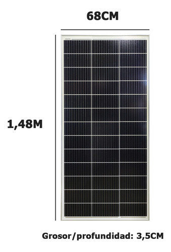 No Pongas Panel Solar 150w 160w 170w Mejor Pone 185wp Mono