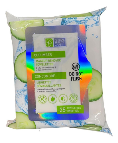 Toallitas Desmaquillantes De Pepino Global Beauty C