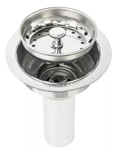 Contracanasta Para Fregadero Tarja Acero Inoxidable Cocina Color Plateado