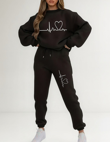 Conjunto Deportivo Mujer Sudadera Y Pants Dama Love