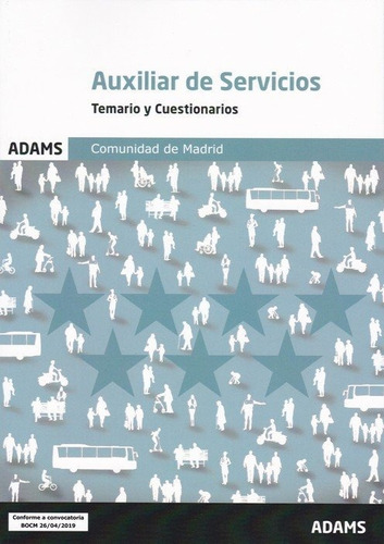 Auxiliar De Servicios Temario Y Cuestionario Madrid - Aa.vv