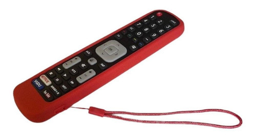 Funda De Silicon Para Control Hisense En2x27hs En2b27 Rojo