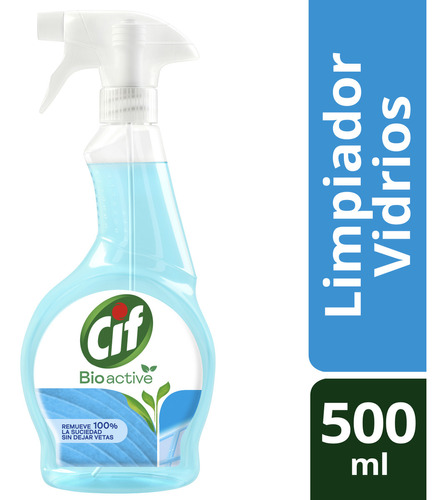 Limpiador Cif Vidrios Biodegradable Gatillo X 500 Ml