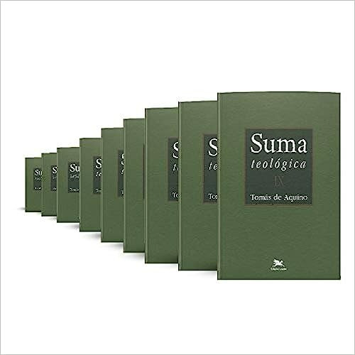 Suma Teológica - Coleção 9 Volumes - (bilíngue - Capa Dura)