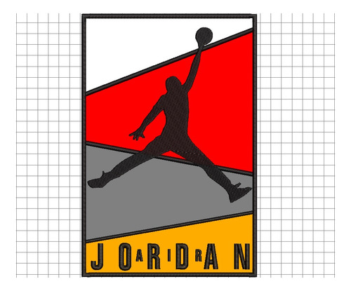 Cuadro Jordan Con Aplique Ponchado/diseño Para Bordar