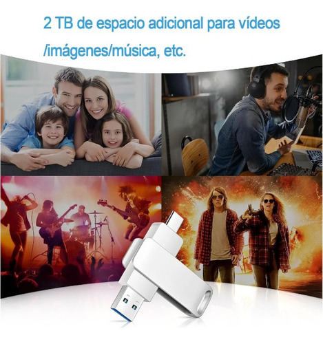 Sh Unidad Flash Usb 2 En 1 Tipo Ce De Alta Velocidad 3.0 De