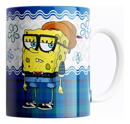 Taza De Café Bob Esponja Regalo 11oz