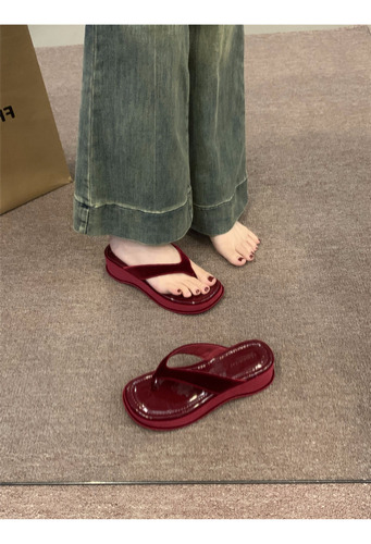 Zapatillas De Suela Gruesa For Mujer, Francesas Moda Verano