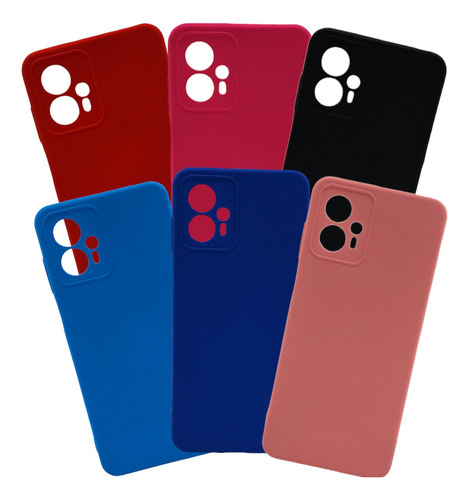 Funda Para Motorola G13 Silicona Con Felpa Semirrigida 