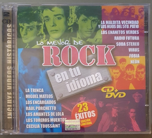 Lo Mejor De Rock En Tu Idioma - Cd + Dvd Trinca-neon-maldita