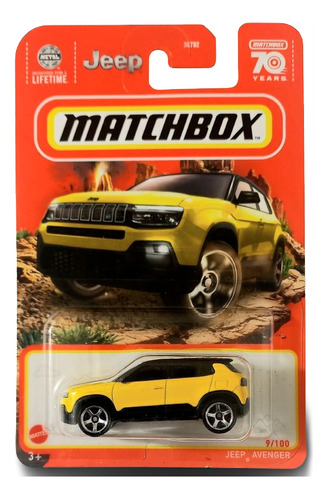 Jeep Avenger Amarillo Matchbox