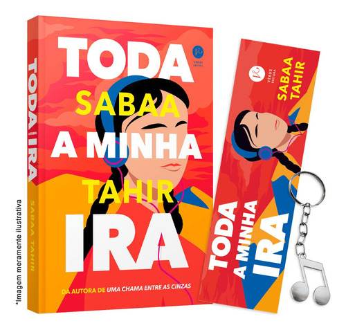 Toda a Minha Ira (com Brindes), de Sabaa Tahir. Editora Verus, capa mole em português, 2022