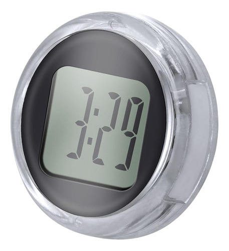 Mini Reloj Digital Para Motocicleta, Reloj De Esfera Redonda