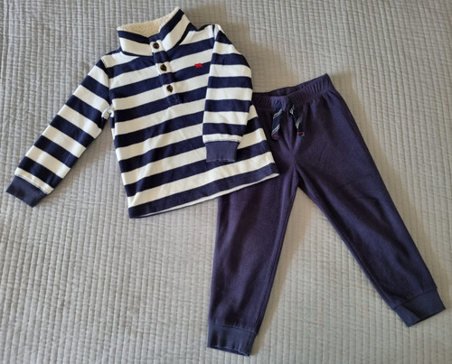 Set Carter's 2 Piezas Buzo Y Pantalón Polar Talle 3 Años 