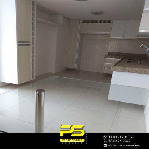 Imagem 9 de 15 de Cobertura Com 3 Dormitórios À Venda, 309 M² Por R$ 1.500.000 - Tambaú - João Pessoa/pb - Co0069