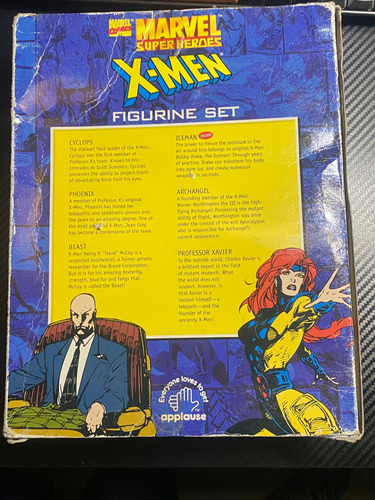 Marvel Super Heroes Figurine Set X Men Exclusive Applause (Usado)