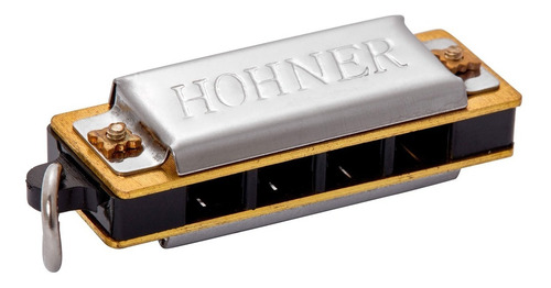 Mini Armonica 4 Agujeros En C Para Llavero Hohner