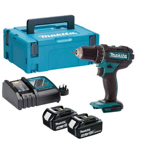 Taladro Atornillador Inalámbrico 18v Ddf482rfj Makita C/bat Color Turquesa