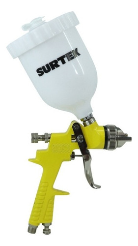 Pistola Para Pintar De Gravedad Surtek 108006 50psi 29908830 Color Amarillo